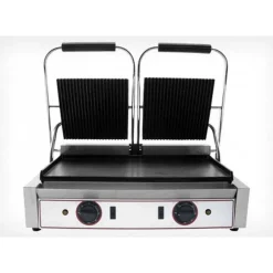Cheap RETIF Grill Paninis Lectrique Double Zone De Cuisson Avec Plaques Lisses Et Rainur Es