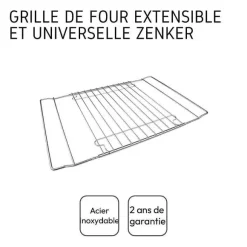 Store RETIF Grille De Four Extensible Et Universelle Zenker Sp Cial Cooking