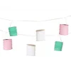 Best Sale RETIF Guirlande D Corative 3,6M Blanc/Turquoise/Rose 'Pastel' 8 Lanternes Par 15
