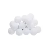 Clearance RETIF Guirlande D Corative Piles 16 Led Boules En Coton Blanc 3,5Xl 255Cm