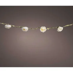Fashion RETIF Guirlande De Roses Ivoires 30 Micro Led L 150 Cm