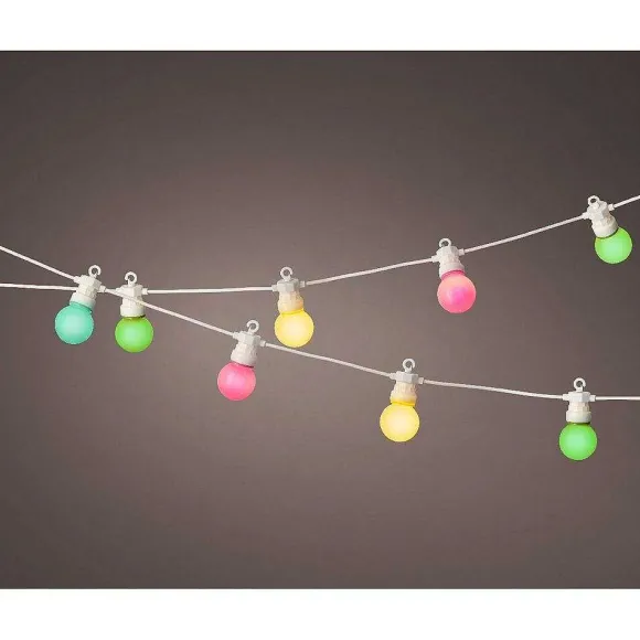 Flash Sale RETIF Guirlande Guinguette 20 Led Multicolore Pastel 9,50M