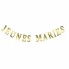 Online RETIF Guirlande Lettre Jeunes Maries Or 2.50 M Ht 16 Cm - Par 6 Lots De 1