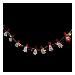 Best Sale RETIF Guirlande Lumineuse Calendrier De L'Avent 24 Led Blanc Chaud L 220Cm