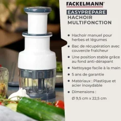 Best RETIF Hachoir Viande Manuel Fackelmann Easy Prepare