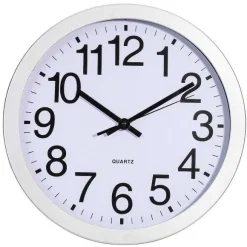 Outlet RETIF Horloge Murale 30Cm Argent Quartz