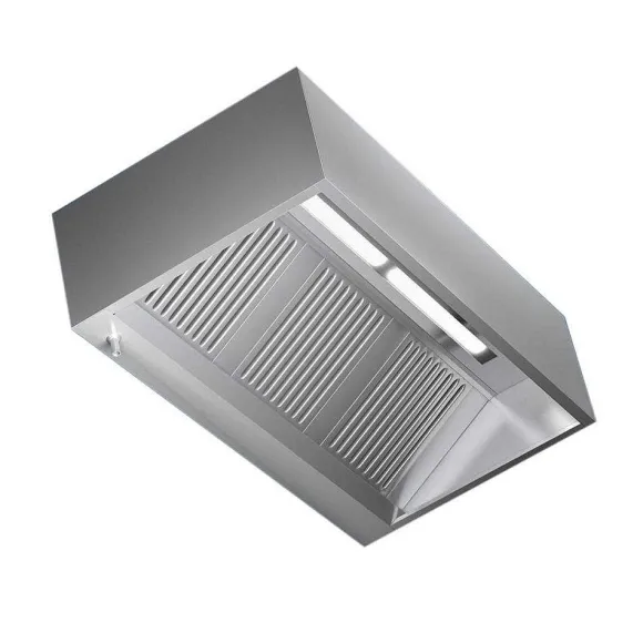 Outlet RETIF Hotte Murale Rectangulaire Statique Avec Clairage Et Filtres