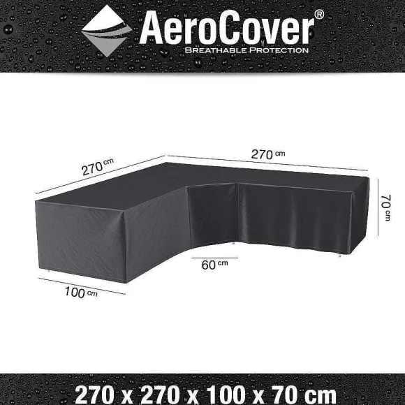 New RETIF Housse Pour Ensemble De Mobilier D'Angle 270X270X100Xh70 Trap Ze