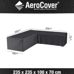 Fashion RETIF Housse Pour Ensemble De Mobilier D'Angle 235X235X100Xh70