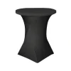 Cheap RETIF Housse Pour Table Ronde Mange Debout Nimes 80X110Cm - Noire