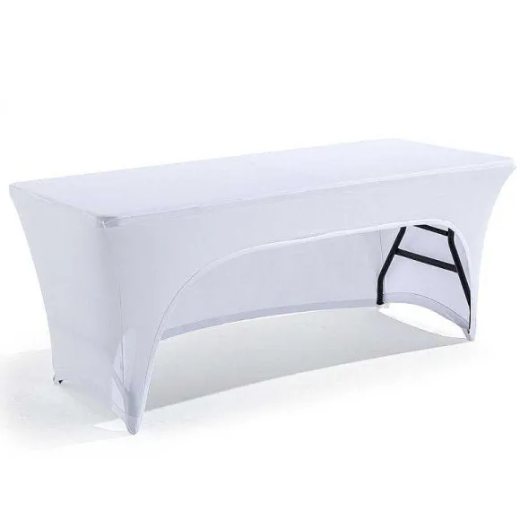 Best Sale RETIF Housse Stretch Table Rectangulaire Blanc Lasthanne 180X76X90 Cm