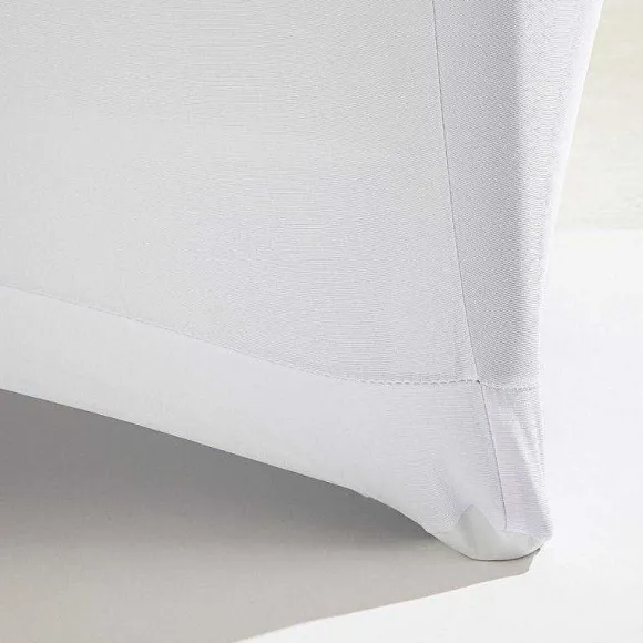 Best Sale RETIF Housse Stretch Table Rectangulaire Blanc Lasthanne 180X76X90 Cm