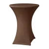 Flash Sale RETIF Housse Table Haute ''Samba'' Avec Habillage Plateau Pour 800 - 850 Mm Marron