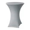 Hot RETIF Housse Table Haute ''Samba'' Avec Habillage Plateau Pour 700 Mm Gris
