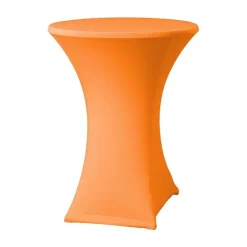 Hot RETIF Housse Table Haute ''Samba'' Avec Habillage Plateau Pour 700 Mm Orange