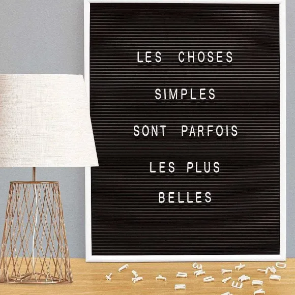 Best Sale RETIF Letter Board 40X50Cm Plastique 166 Lettres - 2 Mod Les Possibles
