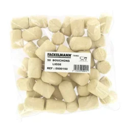 Fashion RETIF Lot De 50 Bouchons De Li Ge Droits Fackelmann Bar Concept
