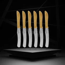 Shop RETIF Lot De 6 Couteaux Pain Et Beurre 21Cm Nirosta