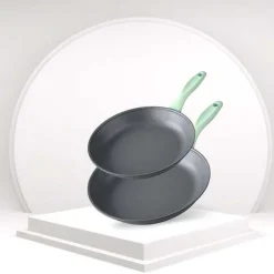 Best Sale RETIF Lot De 2 Po Les Frire De 20Cm Et 24Cm En Aluminium Recycl Fackelmann