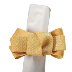 Best RETIF Lot De 4 Ronds De Serviettes Ruban