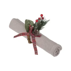 Cheap RETIF Lot De 2 Ronds De Serviette Couronne De Houx Et Pomme De Pin