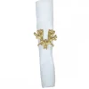 Discount RETIF Lot De 4 Ronds De Serviettes Corail
