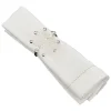 Store RETIF Lot De 2 Ronds De Serviette Flocons Argent En M Tal