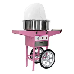 New RETIF Machine Barbe Papa Professionnelle 52Cm Avec Chariot Et Coupole
