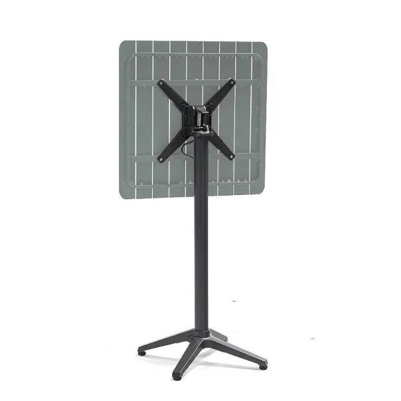 Fashion RETIF Mange-Debout D'Ext Rieur Spring En Aluminium Thermolaqu Gris Pierre