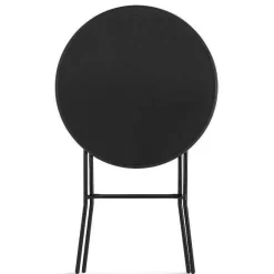 Shop RETIF Mange-Debout Hdpe Rond Noir Rekkem 80X110 Cm