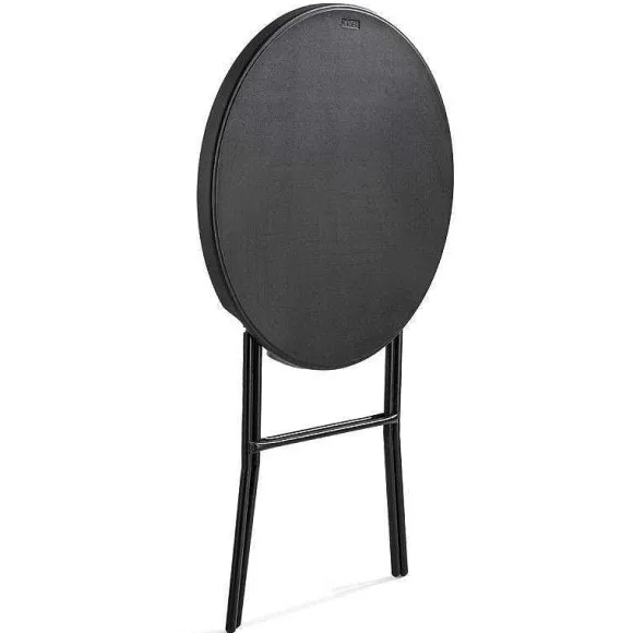 Shop RETIF Mange-Debout Hdpe Rond Noir Rekkem 80X110 Cm