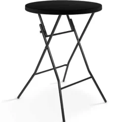 Shop RETIF Mange-Debout Hdpe Rond Noir Rekkem 80X110 Cm