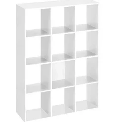 Cheap RETIF Meuble Biblioth Que Cases - Blanc