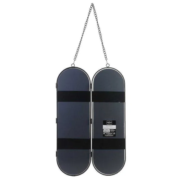 Online RETIF Miroir Allonge Tryptique Avec Cha Ne Noir 48X0.5X52Cm M4