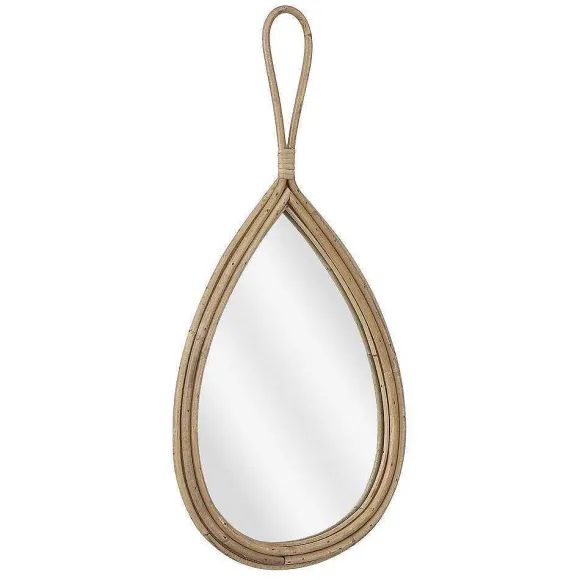Outlet RETIF Miroir Goutte En Ratan H59Cm