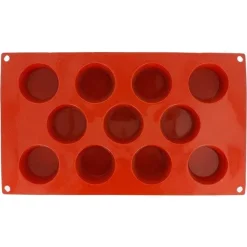 Clearance RETIF Moule Muffins Silicone Rouge 17,5X30Cm