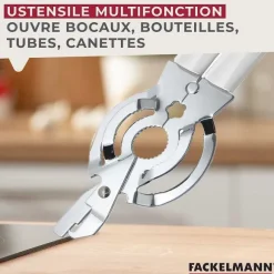 Best RETIF Ouvre Bocal Manuel Multifonction 27Cm Fackelmann Arcadalina
