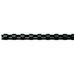 Online RETIF Pack 25 Baguettes Relier Plastique 21 Anneaux A4 10Mm Noir