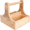 Store RETIF Panier Condiments Bois Naturel Avec Anse 15X15,3X15Cm