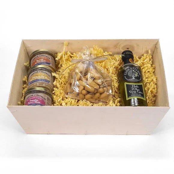 Outlet RETIF Panier Gourmet En Bois Naturel De Peuplier - Par 10