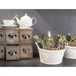Sale RETIF Panier Rond Bois Blanc Avec Anses Diam.23Cm