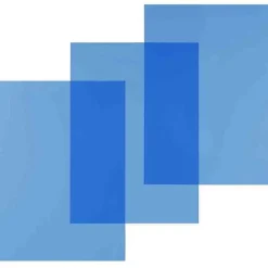 Flash Sale RETIF Paquet De 100 Couvertures Pour Reliure A4 Pvc 20/100Eme Bleu Transparent