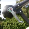 Best Sale RETIF Parasol D Port Et 4 Dalles Remplir Aluminium Gris 3X3M