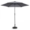 Fashion RETIF Parasol Droit En Aluminium Gris Anthracite
