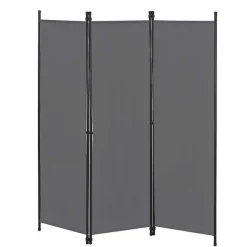 Best Sale RETIF Paravent De Confidentialit 3 Panneaux 171X150Cm Gris Fonc