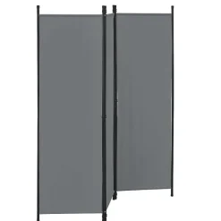Best Sale RETIF Paravent De Confidentialit 3 Panneaux 171X150Cm Gris Fonc