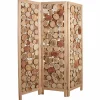 Best Sale RETIF Paravent En Rondin De Pin 3 Panneaux 147 X 179 Cm