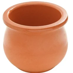 Shop RETIF Petit Pot En Terre Cuite Marron 180Ml 8X6,7Cm Par 50