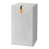 Shop RETIF Pi Destal En Pures Fibres Mora Ext. Haut 52X52X120Cm Gris Clair