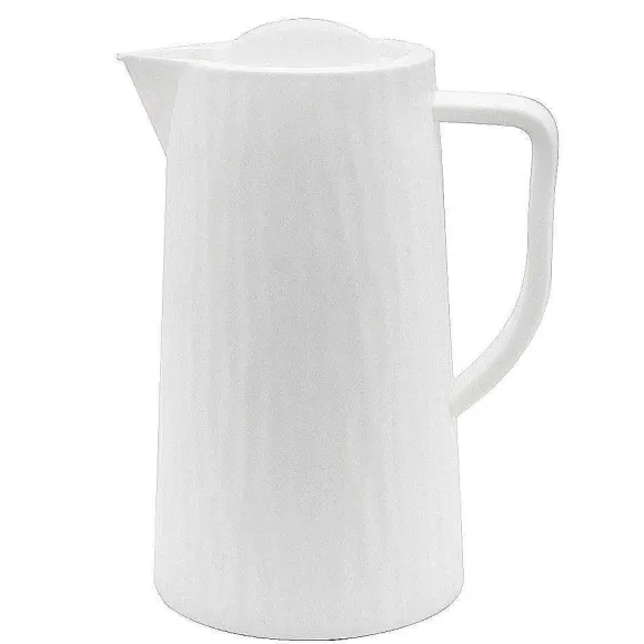 Fashion RETIF Pichet Isotherme Thermos Plastique 1 L 19X14,2X25,5Cm Blanc